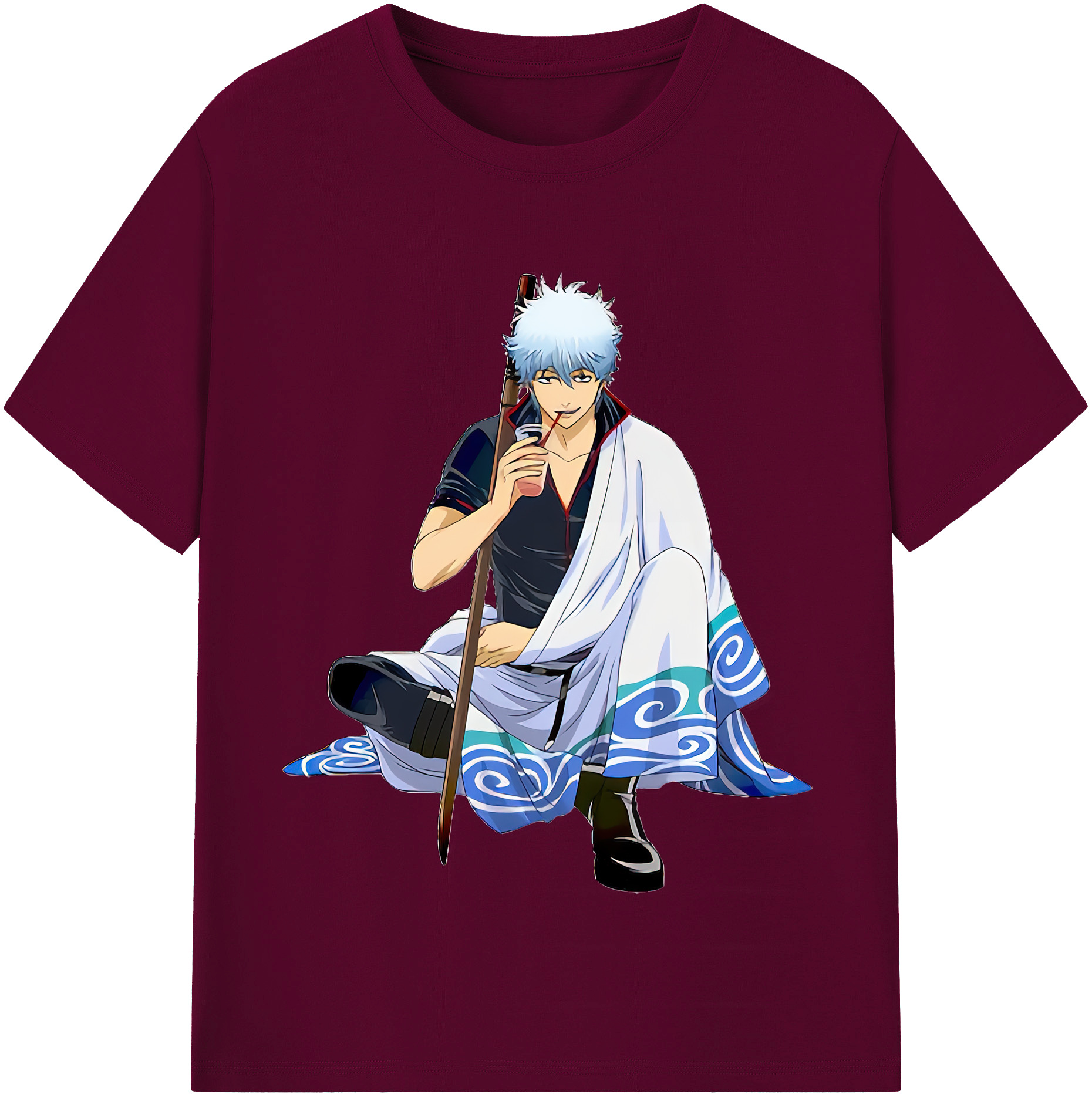 （画像用） ぎんたま 坂田銀時（さかたぎんとき） 神楽 志村新八（しむら しんぱち） GINTAMA Sakata Gintoki Kagura Shimura Shinpachi レディースカジュアルプリントTシャツ（綿100％）
